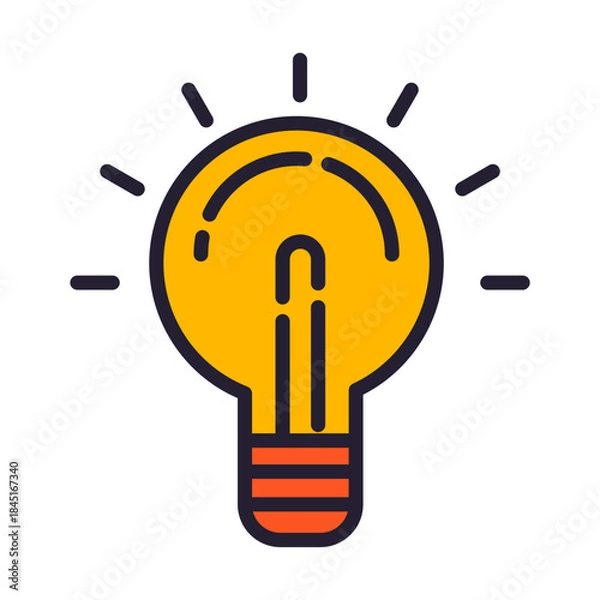 Obraz Idea Light Bulb