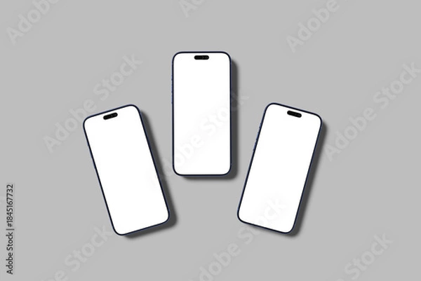 Obraz Phone Screen Blank Mockup