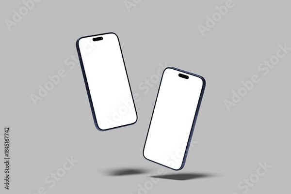 Obraz Phone Screen Blank Mockup