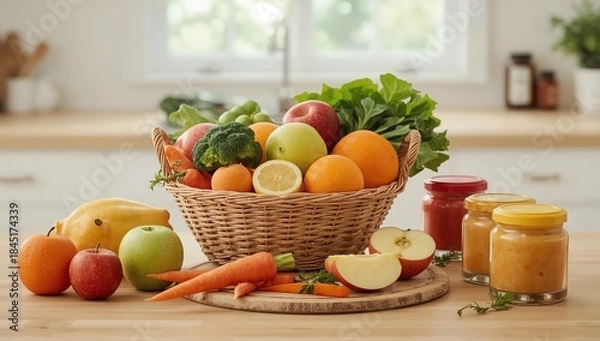 Fototapeta fruits and vegetables