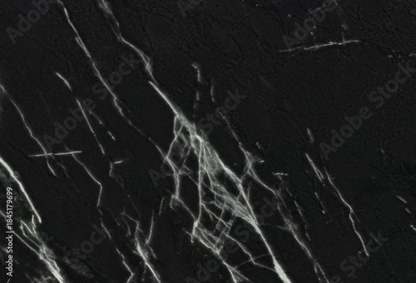 Fototapeta Black Marble Texture Background for Luxury Design