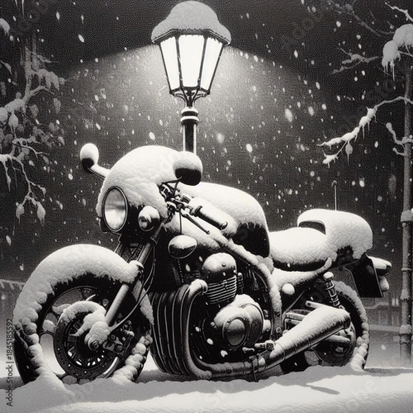 Obraz 白夜を駆ける静かな鼓動