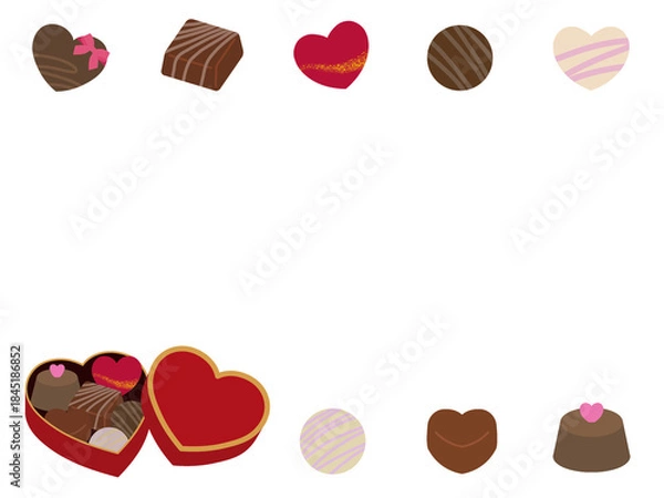 Fototapeta バレンタインの背景　A