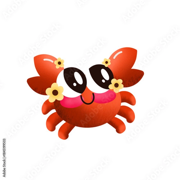 Obraz red-funny crab