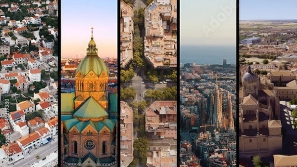 Obraz Trendy Multi-Panel Masked Slideshow