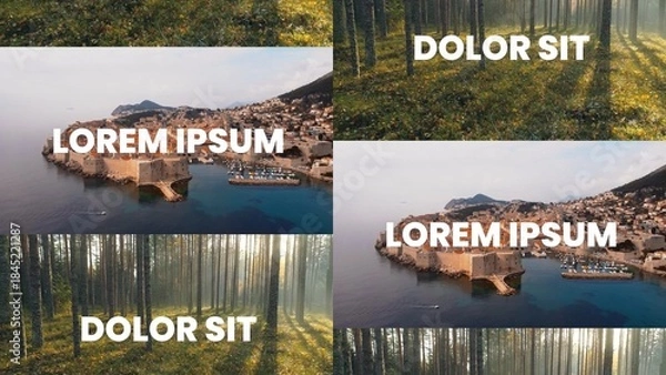 Obraz Modern Multi-Panel Snappy Slideshow