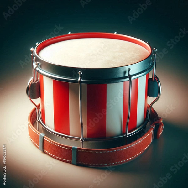 Obraz Candy Noir Toy Drum — Classic Children’s Percussion