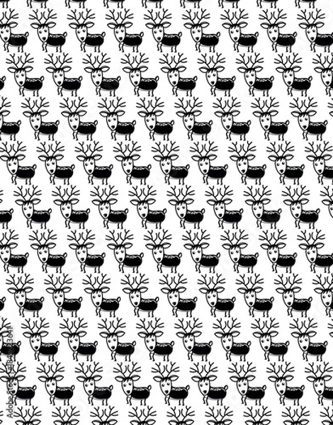 Fototapeta deer pattern