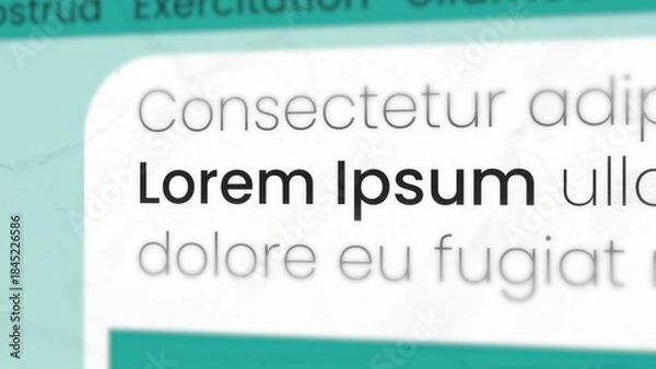 Obraz News Paper Text Collage Flashing Articles Intro Opener