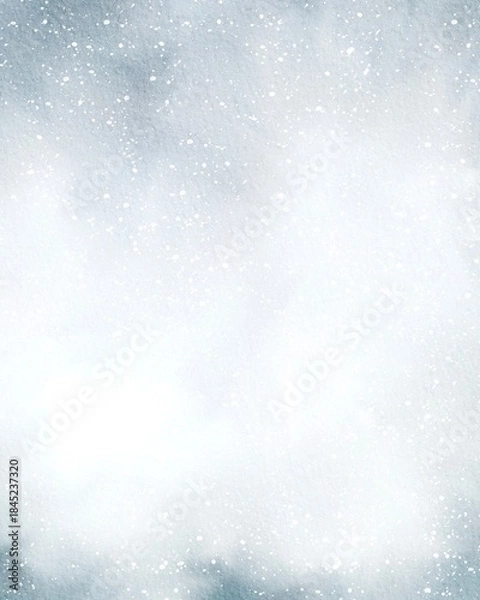 Fototapeta Soft focus winter snowfall texture background