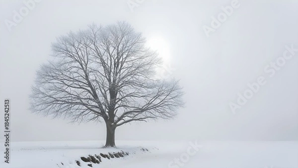 Obraz Winter tree landscape