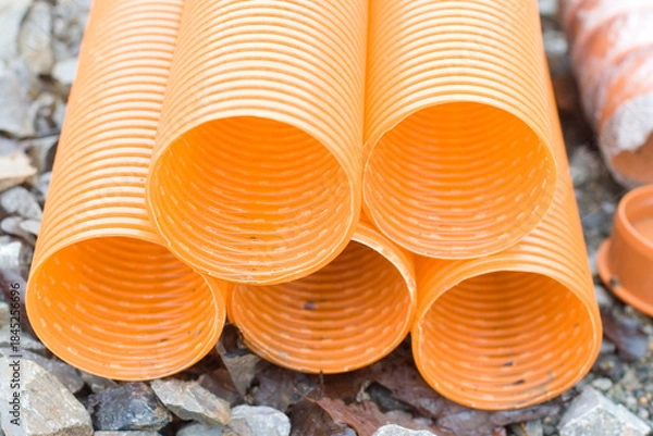 Fototapeta Drainage Rohre 9