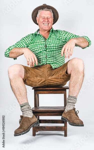 Obraz Mann in Lederhose