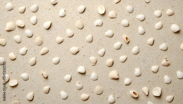 Fototapeta sea shells background