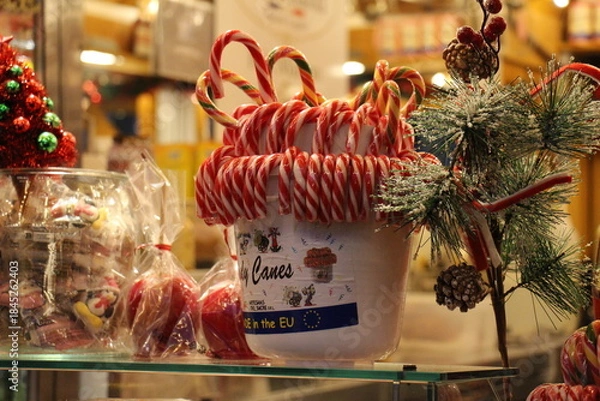 Fototapeta christmas tree decorations