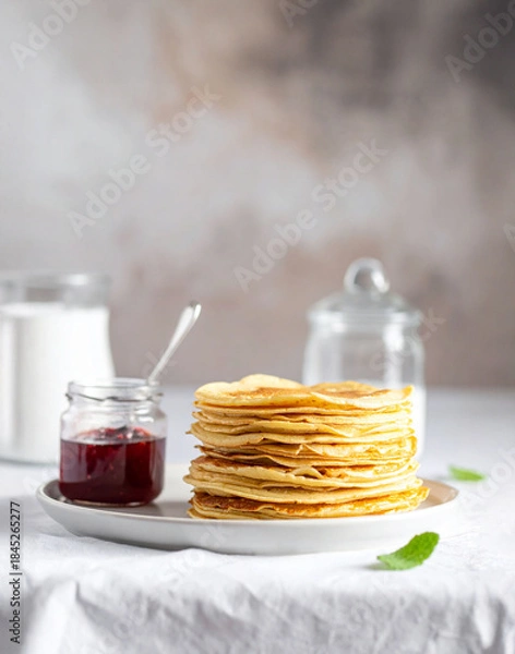 Obraz crêpes à la confiture