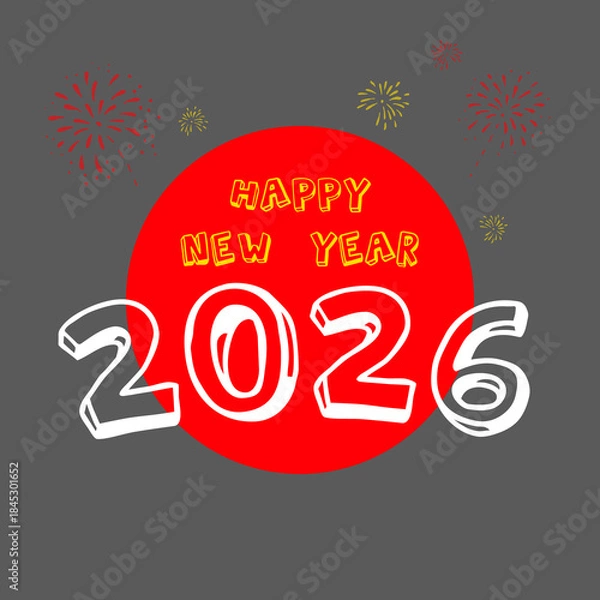 Obraz Happy New Year 2026 Celebration