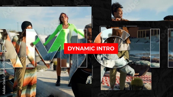 Fototapeta Dynamic Intro