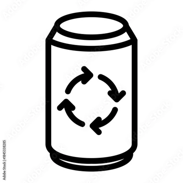 Obraz Can Recycling icon