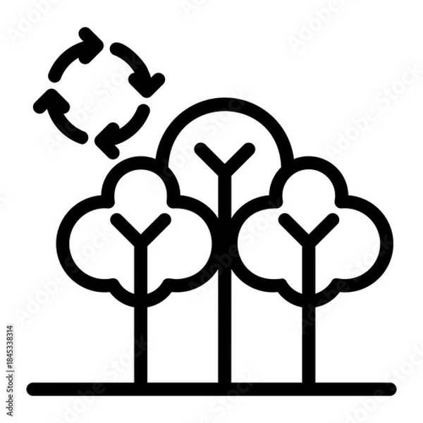 Obraz Green Environment Sustainability Concept Icon