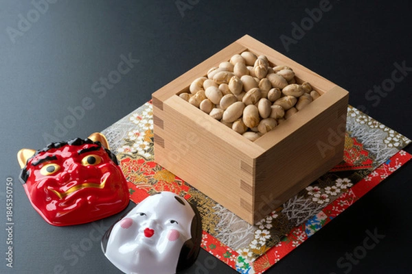 Obraz 節分の豆まきのイメージ