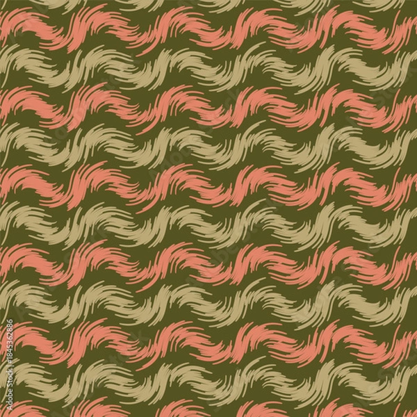 Obraz seamless pattern with colorful waves
