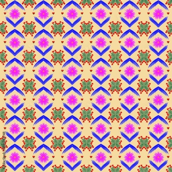 Obraz seamless geometric pattern