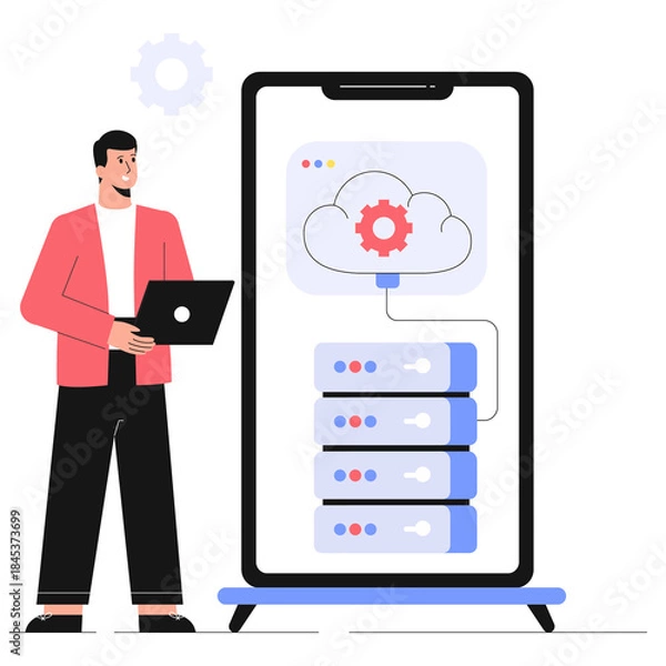 Obraz Web Server  PNG File On Transparent Background	