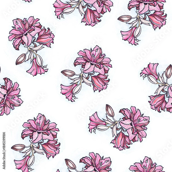 Obraz seamless floral background