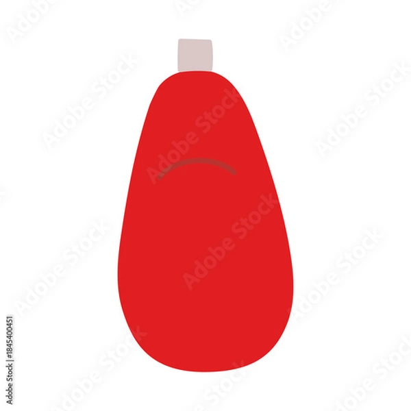 Fototapeta シンプルなかわいいケチャップのイラスト