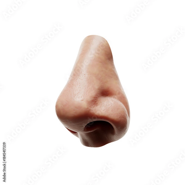 Obraz Human Nose with Transparent Background