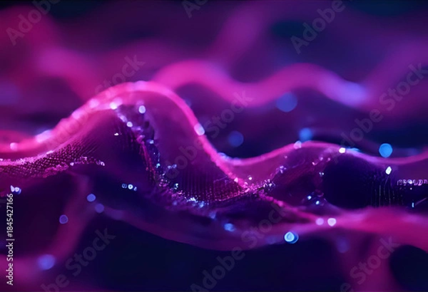 Obraz AI Neural Lightscape Background