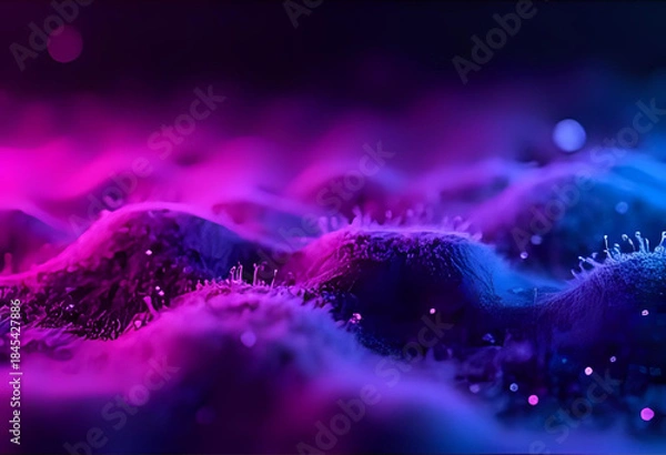 Obraz AI Neural Lightscape Background