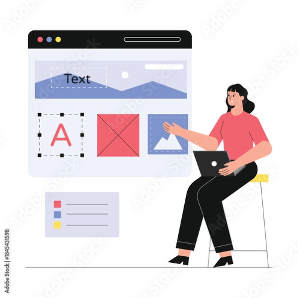 Obraz Web Banner  Vector Flat Illustration EPS 10 File	