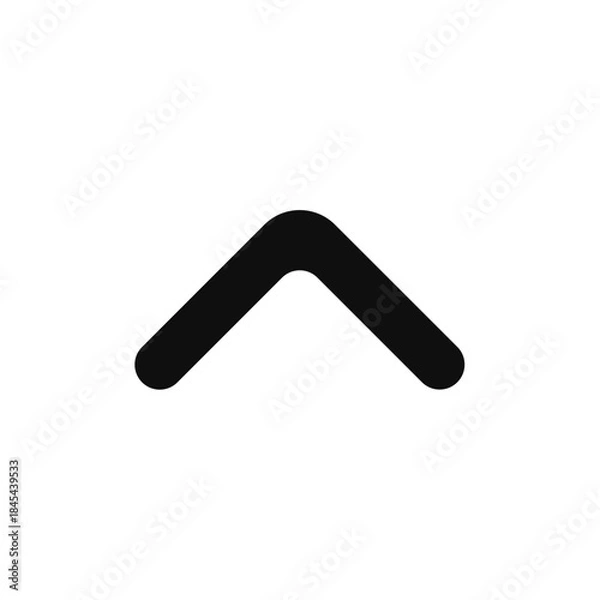 Obraz Simple Up Arrow Chevron Icon