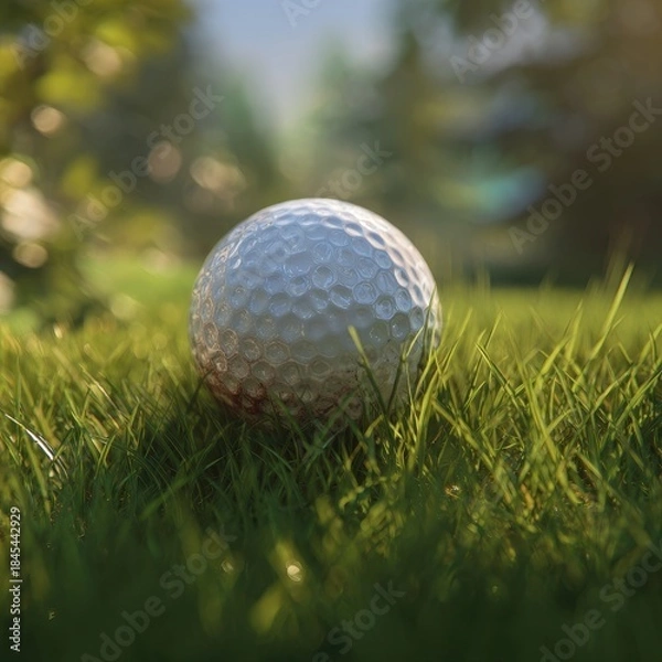 Obraz Golf ball in grass