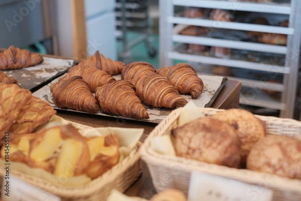 Obraz fresh baked bread in Japan 