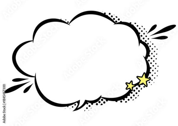 Obraz アメコミ風吹き出し