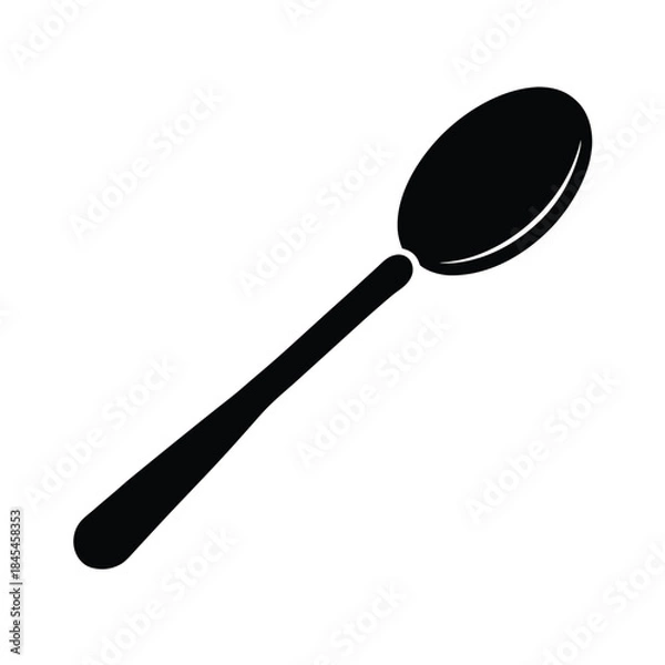 Obraz Minimalist Serving Spoon Icon