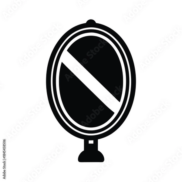 Obraz Mirror Flat Clean Icon