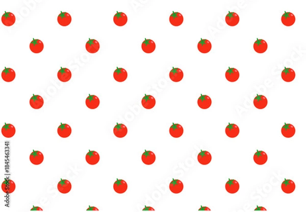 Obraz ミニトマト　パターン壁紙