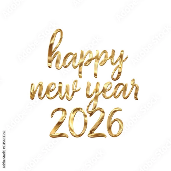 Obraz happy new year 2026 vector