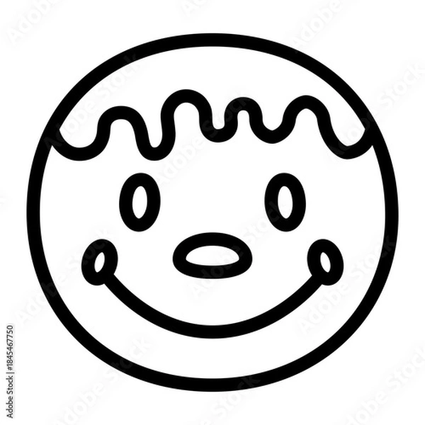 Obraz Gingerbread Cookie Icon