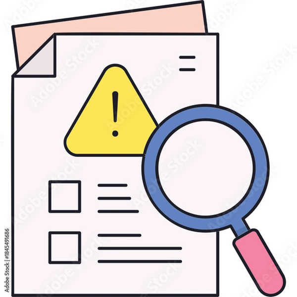 Obraz Risk Assessment Sticker