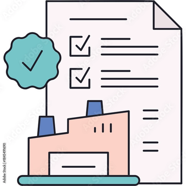 Obraz Industry Standard Sticker