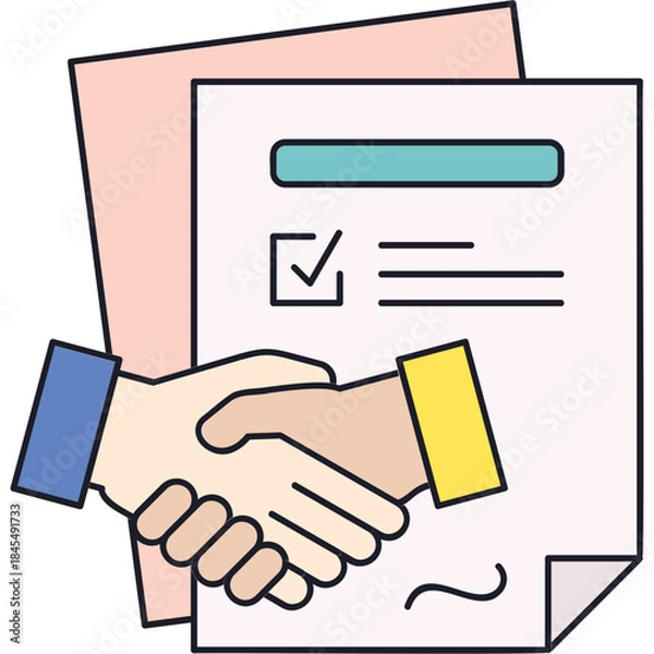 Obraz Contract Compliance Sticker