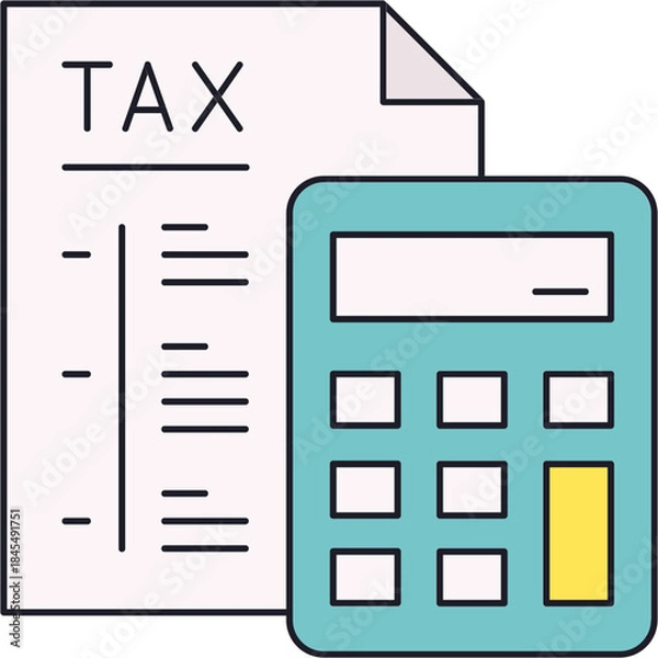 Obraz Tax Compliance Sticker