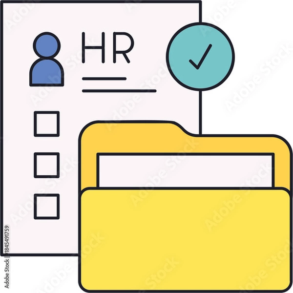 Obraz Hr Compliance Sticker