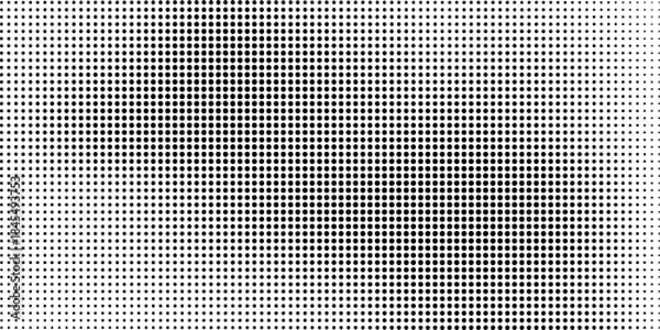 Obraz Grunge halftone gradient background. Faded grit noise texture