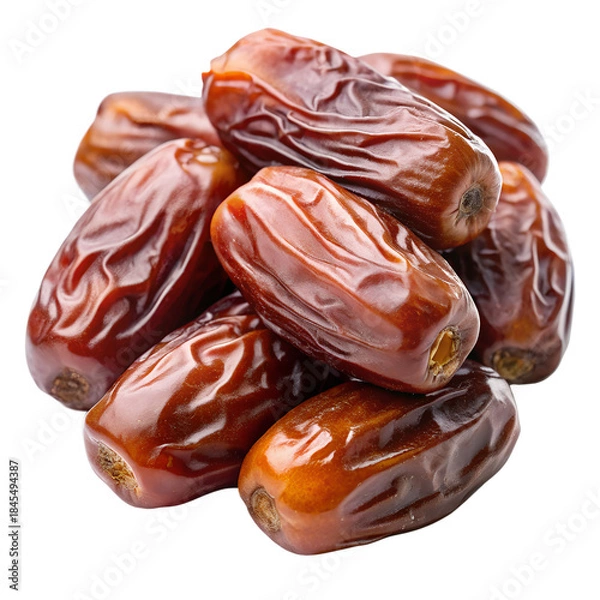 Fototapeta Dry Dates Fruit Isolated on Transparent Background PNG